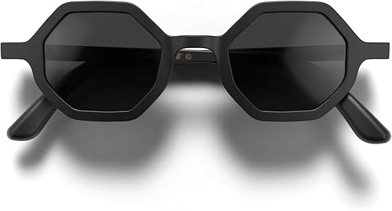 LONDON MOLE Malibu sunglasses | Cool hexagonal/octagonal shaped glasses | Mens Womens Unisex | Spring hinges