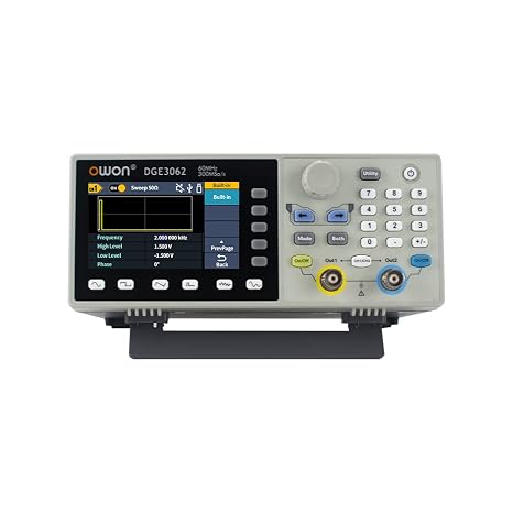 OWON DGE3061 Series Arbitrary Waveform Generator 14bits Max 60MHz Frequency Output 125MSa/s Sample Rate Built-in Arbitrary waveforms