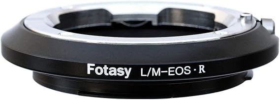Fotasy Leica M Lens to Canon RF Mount Metal Adapter, LM EOS R Adapter Ring, fits Leica M LM Lense & Canon EOS R Mirrorless Camera EOS R/RP/Ra / R5 / R6