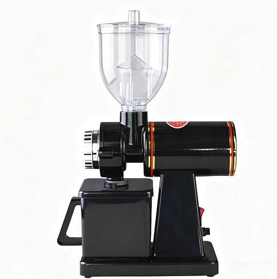 Electric Coffee Grinder, Small Size, Household Use, Electric, Handmade Household Use, Mechanical Stainless Steel Blade, Coffee Shop, Cake Shop, Donut Shop, etc Normal Version, Black