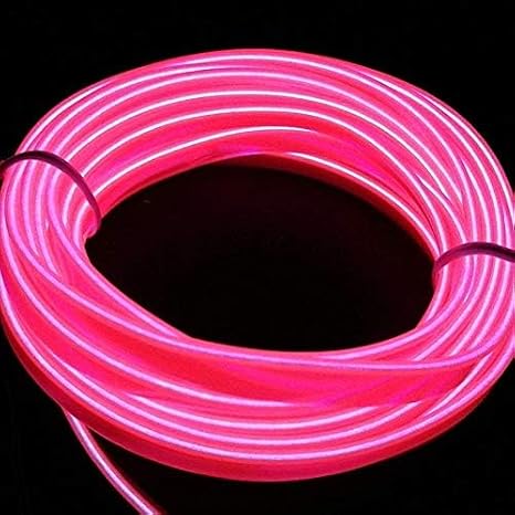 ABALDI Car Light El Wire Car Interior Trim Light Strip for Car Interior Decoration(3m/9ft,Pink)