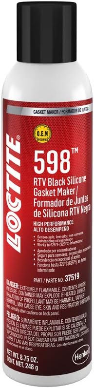 Loctite 37519 598 Black High Performance RTV Silicone
