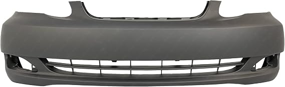 Painted to Match, Front Bumper Cover for 2005 2006 2007 2008 Toyota Corolla LE CE Sedan, TO1000297