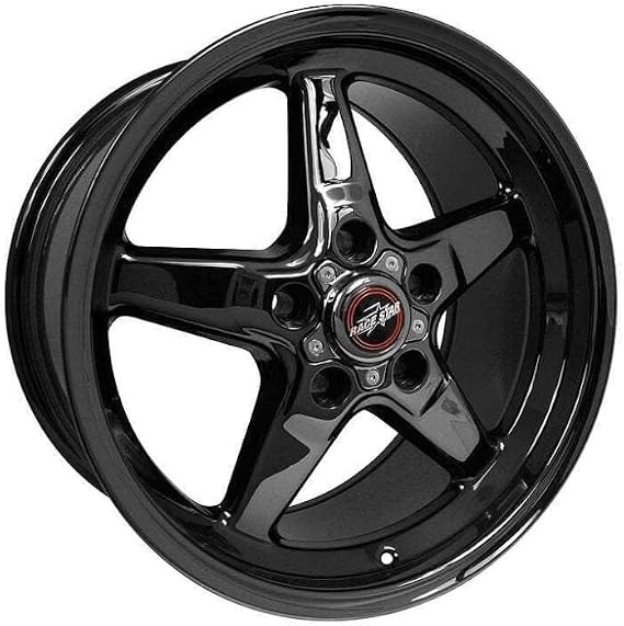 Race Star - 92 Drag Star 17x7.00 5x5.50bc 4.25bs ET6 Direct Drill Black Wheel (92-770847B)
