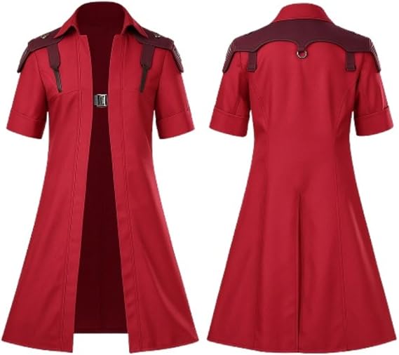 Men Devil Cosplay Nero Coat, Devil Gaming Coat