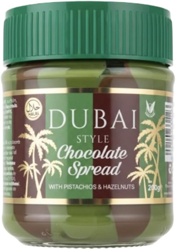 Dubai Style Chocolate Spread with Pistachios & Hazelnuts 200g