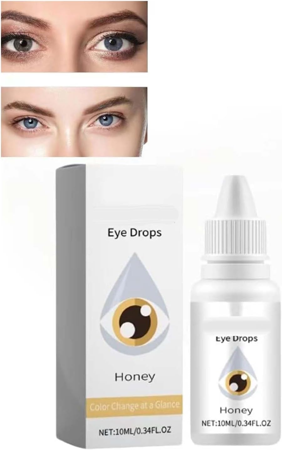 Irisink Eye Drops, Irisink Color Changing Eye Drops, Irisink Pro Eye Drops, Change Eye Color, Lighten and Brighten Your Eye Color,Irisink Eyedrops,Lighten & Brighten Your Eye Color Honey