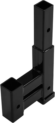 TCMT Dual 2 Trailer Hitch Receiver Extension Extender Rise Drop Adapter Bike Racks Towing 4000LB Universal
