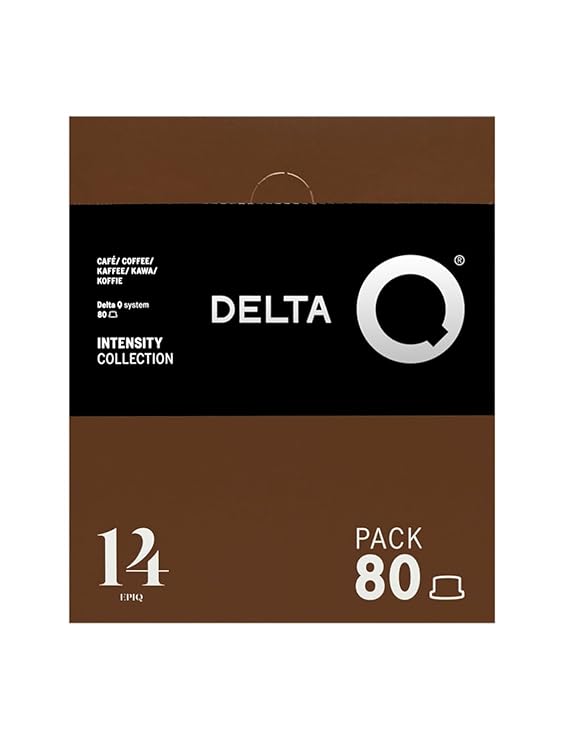 Delta Q EpiQ Coffee Pods for Delta Q Machines, 80 Capsules (XXL Pack)