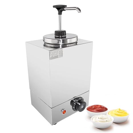 ALDKitchen Sauce Dispenser | Sauce Warmer with Manual Control (1-Head)