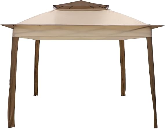 11x11 Replacement Gazebo Top Only, Pop up Canopy Tent Top, Beige