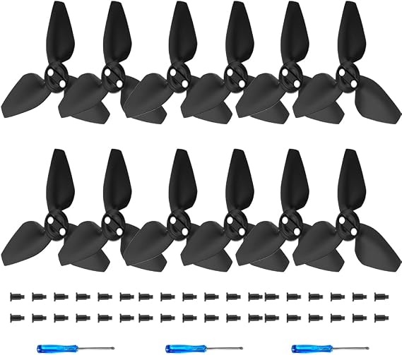 12 Pcs NEO Propellers Blades Quick Replacement Spare,Low Noise Wings Propeller for DJI NEO Drone Accessories