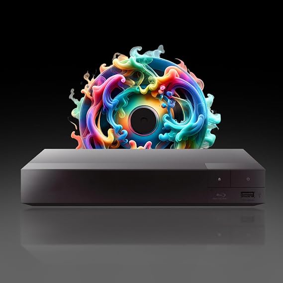 Blu-ray Player Compatible with Sony BDPS1700 2D - LAN (No WiFi) All Zone Code Free Blu-Ray Regions A, B & C DVD Regions 1-8 BDP-S1700 No Apps