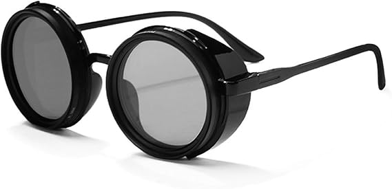 willochra Nd sunglasses, Adjustable Tint Sunglasses for Men 1-9 Gears Rounded Polarized Glasses with Nd Filter Lenses