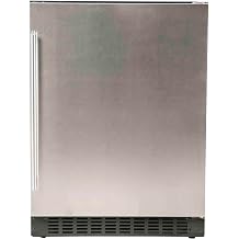Azure A124R-S 24 inch Refrigerator with Solid Stainless Door