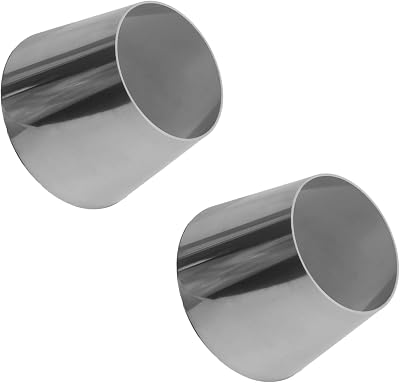 ZYHW 2Pcs Car Mandrel Exhaust Bend Elbow Pipe 304 Stainless Steel Concentric Reducer 3 OD to 4 OD