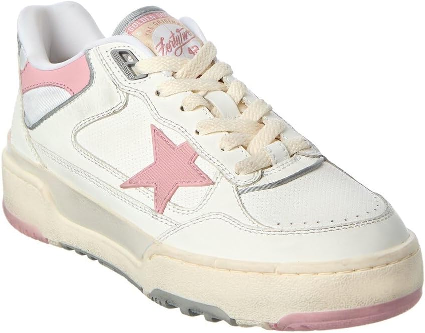 Golden Goose Forty2 Leather Sneaker, 39, White