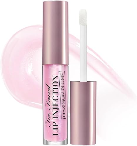 Lip Injection Travel Size Maximum Plump Extra Strength Lip Plumper Gloss, 2.9ml | Moisturising lip gloss with plumping effect | Original | Travel size