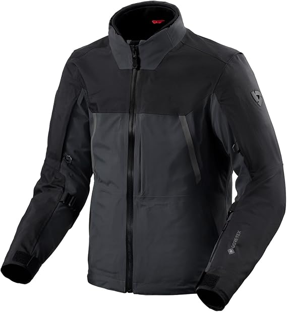 REV'IT! Men's Echelon GTX Adventure Touring Motorcycle Jacket (Anthracite/Black - 3X-Large)