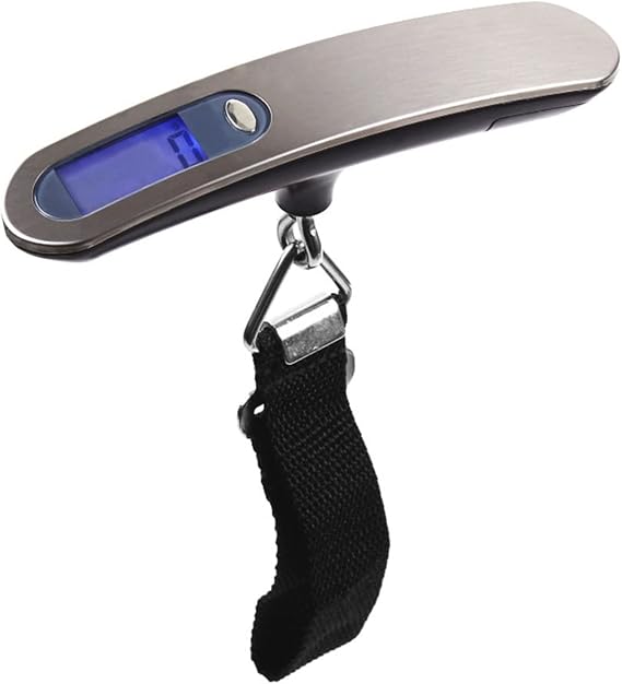 Utility Luggage Scale Scales for Body Weight Digital Luggage Scale Portable Electronic LCD Scale Weight Balance Suitcase Travel Bag Hanging Steelyard Hook Scales Weighing Weighing
