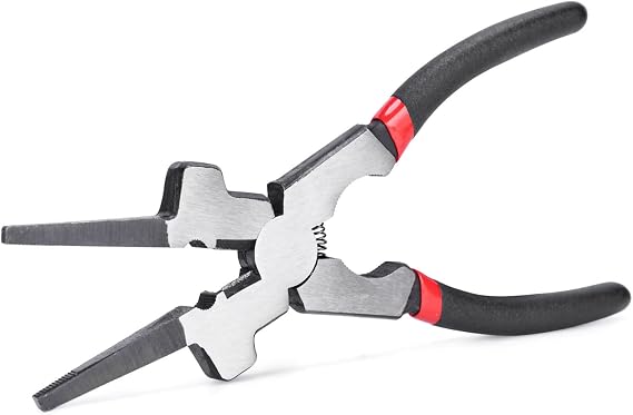 Drop Forged MIG Welding Pliers,8 Inch Multi-Purpose Welding Plier for Cutting Welding Wires,Hammering and Removing Spatters
