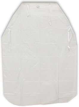 Hawk 48" Waterproof 10 Mil Pvc Clear Work Apron: RAIN-99060