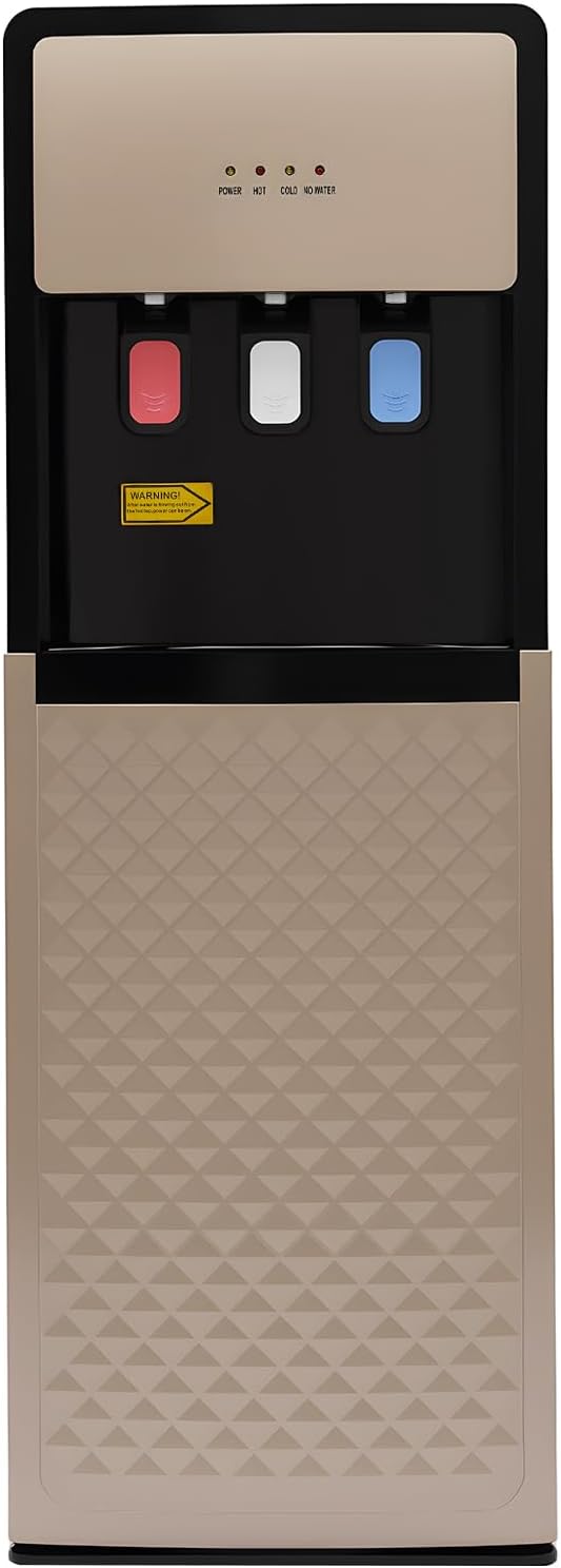 Bottom Loading Water Cooler Dispenser, 500W Hot & Cold Water Floor Standing