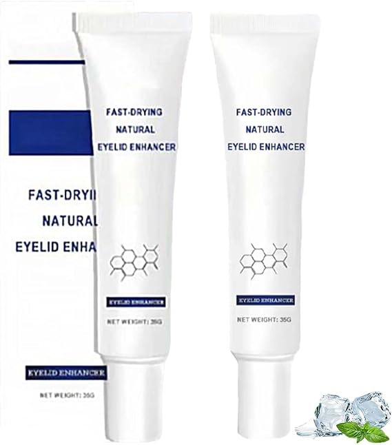 2 Pcs Lilacois Fast-Drying Natural Long-Lasting Eyelid Enhancer - Double Eyelid Defining Cream,Long-Lasting Double E/yelid Shaping Cream,D/ouble E/yelid C/ream Waterproof Invisible Fold Eyelid C/ream