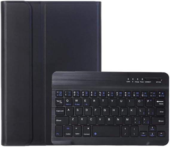 iPad Keyboard Case for iPad mini 2 3 4 5 with Detachable Keyboard and Pen Holder, Slim Smart Auto Sleep/Wake Cover Case (Black)
