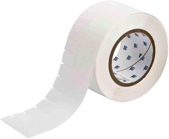 Brady THT-153-461-3 2.625" Width x 0.6" Height, B-461 Self-Laminating Polyester, Matte Finish White/Translucent Thermal Transfer Printable Label (3000 per Roll), 2.625"x0.6", White