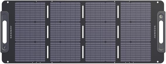 Segway SP100 Portable Solar Panel 100 Watt 20 Volt, High Efficiency Monocrystalline PV Module Power Charger for RV Rooftop Farm and Camping Hiking Off-Grid Living, Compatible with Segway Cube Series
