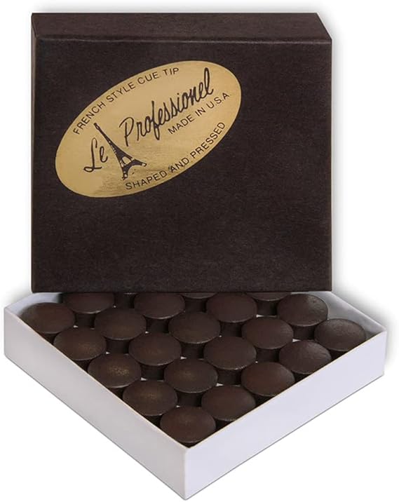 Le Pro Billiard Pool Cue Tips - 1 Box - 50 Tips - Choose Your Size