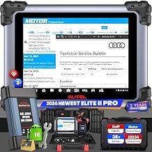 Autel MaxiSys Elite II PRO Scanner, 2026 2-Year Free Update [$2590] Elite 2 PRO, J2534 Programming Coding as MSUltra MS919 MS909 UP of MK908P, Motor TruSpeed, 40+ Reset, 3K+ Bidirectional, DoIP CAN FD