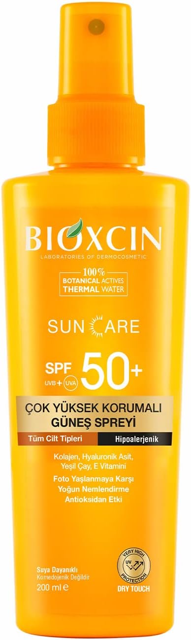 Bioxcin Sun Care Çok Yüksek Korumalı Tüm Ciltler Güneş Spreyi Spf 50+ Standart 1 Adet
