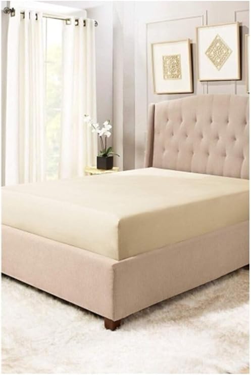 MER-TİM Tek Kişilik 100x200 Lastikli Penye Çarşaf (Krem / 100 x 200)