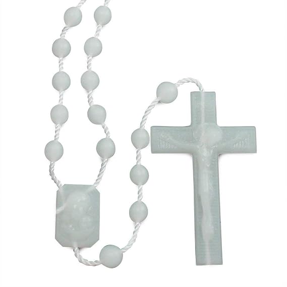 Plastic Rosary Beads, 25 per bag, Plastic