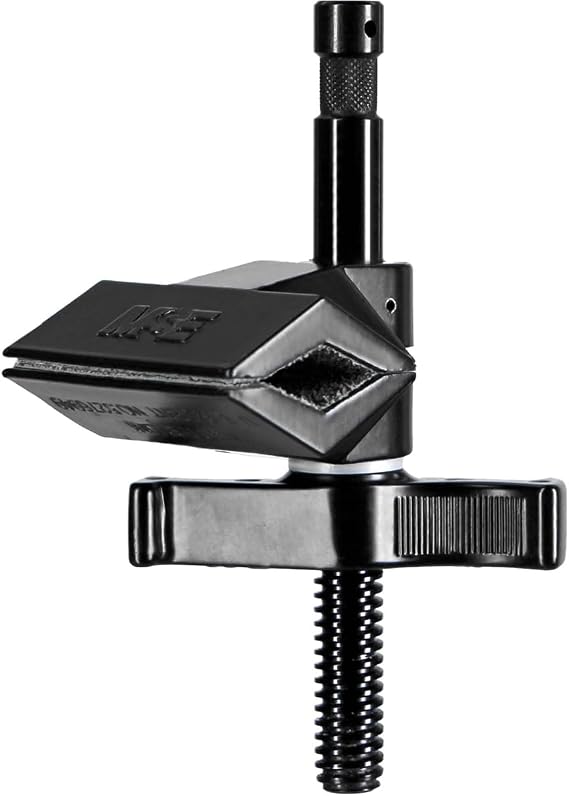 Matthews Matthellini 2" Center Jaw Clamp with Baby Pin, Black Chrome Finish