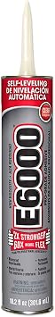 E-6000 232021 Hi Viscocity 10.2-Ounce Cartridge Adhesive