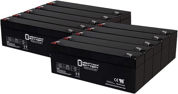Mighty Max Battery 12V 2.3AH F1 SLA Replacement Battery Compatible with Maquet Accumulator - 10 Pack