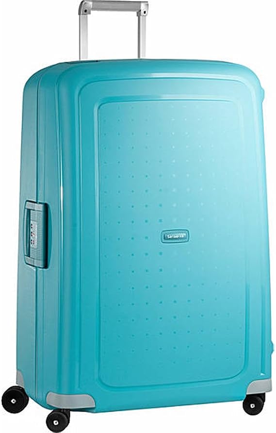 Samsonite S'Cure - Spinner S, Hand Luggage, S (55 cm), 34 L, Blue (Aqua Blue)