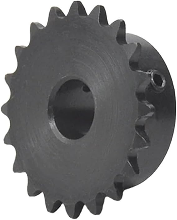 Gear teeth spiral bevel gear 22T 04C Sprockets for Roller Chain 22 Teeth 45# Steel Gear Industrial Drive Sprocket Wheel Bore 8 10 12 14 15 16 17mm (Size : 12mm(keyway 4mm), Color : 22 Teeth)