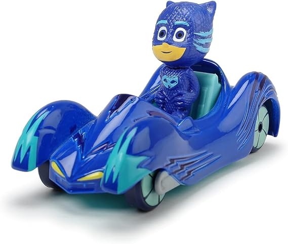 Dickie Toys PJ Masks Single Pack Cat Car Catboy Vehicle Metal Wheel 7 cm 3 Years +