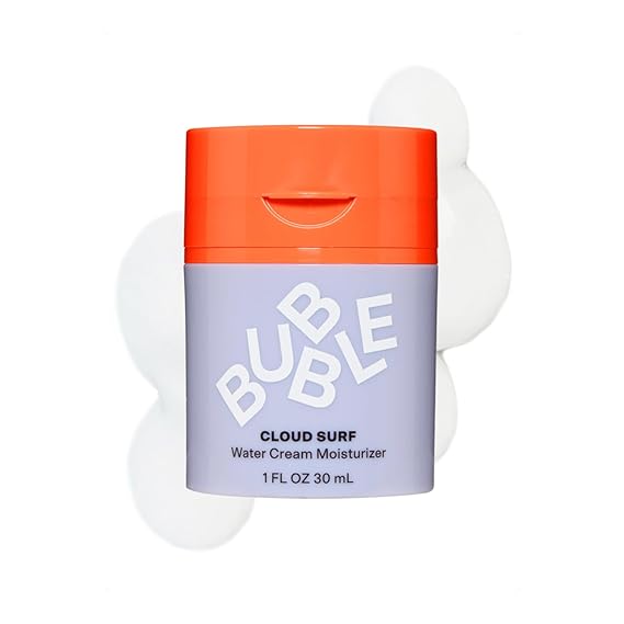 Bubble Skincare Cloud Surf Water Cream, Travel Oily Skin Moisturizer, 30 ml