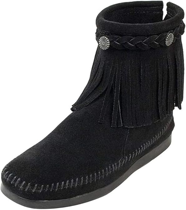 Minnetonka Women's High Top Back Zip Boots | Casual Boots