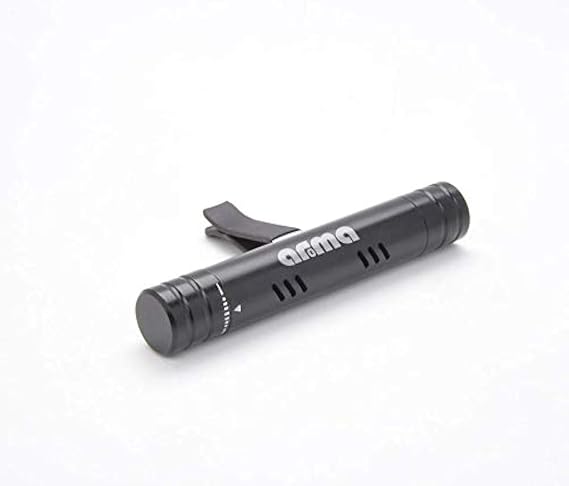 Our Aroma Car Vent Clip Cylindrical Essential Oil Diffuser for Aromatherapy in Your Car - 1 Aluminum Diffuser & 5 Unscented Refill Sticks