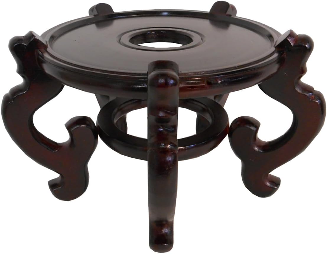 Oriental Rosewood Fish Bowl Stand 15.5 W X 12 H