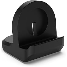 MOTONG Compatible with Galaxy Watch 6 Desktop Base Stand Stabilizer Desktop Base Mount Holder Stand Compatible with Samsung Galaxy Watch 6/6 Classic / 5, Stable and Anti-Slip(Black)