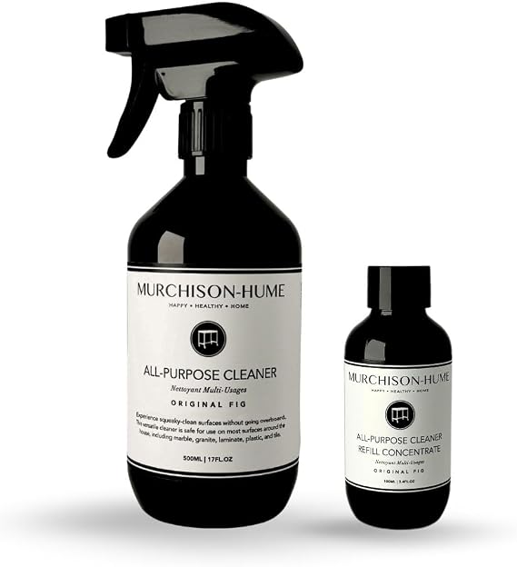 Murchison-Hume All-Purpose Cleaner - Vegan, Plant-Based, and Biodegradable Formula, Safe for Household Surfaces Ready to Use & Refill Concentrate Original Fig