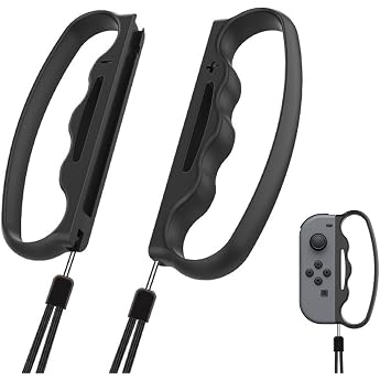 Fit Boxing Switchフィットボクシング対応 ボクシングゲームグリップ ボクシングゲームコントローラーグリップ 人間工学設計 大人と子供 ゲーム体験を強化 操作簡単 軽量 握りやすい Fit Boxing 2フィットボクシング2/Joy-Con ハンドル Switch/Fit Boxing フィットボクシング /Switch 有機ELモデル2個 セット 黒