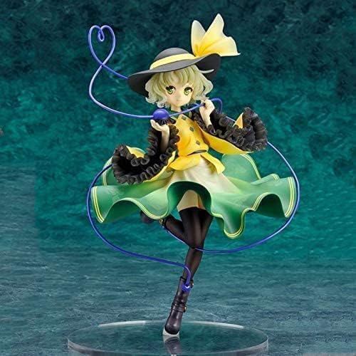 Anime Touhou Project Komeiji Koishi Cute Girl Standing Posture Collection Desktop Model Ornaments Two Dimensions Figure Decorations PVC Birthday Gift 20cm